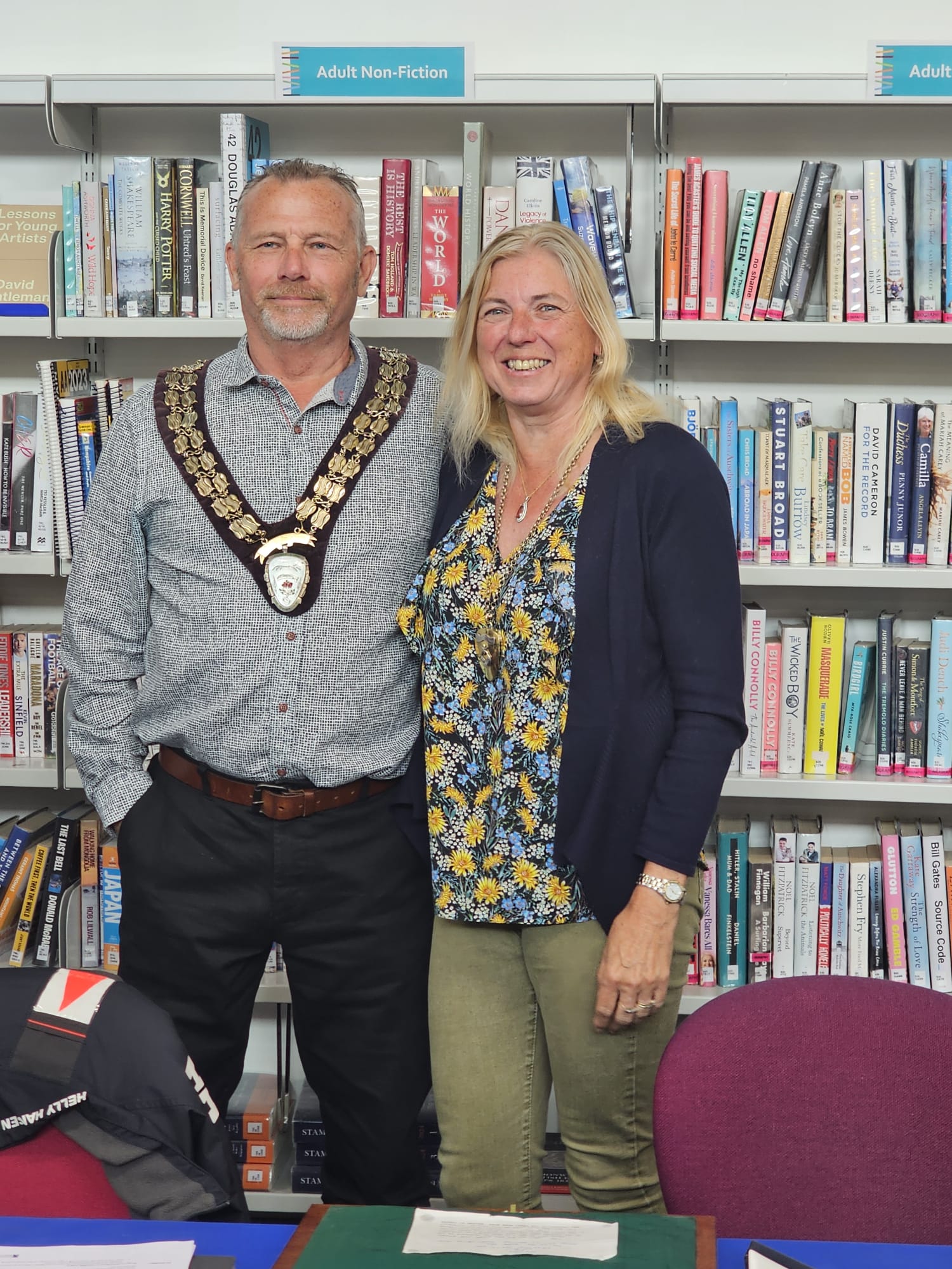 New mayor and his wife