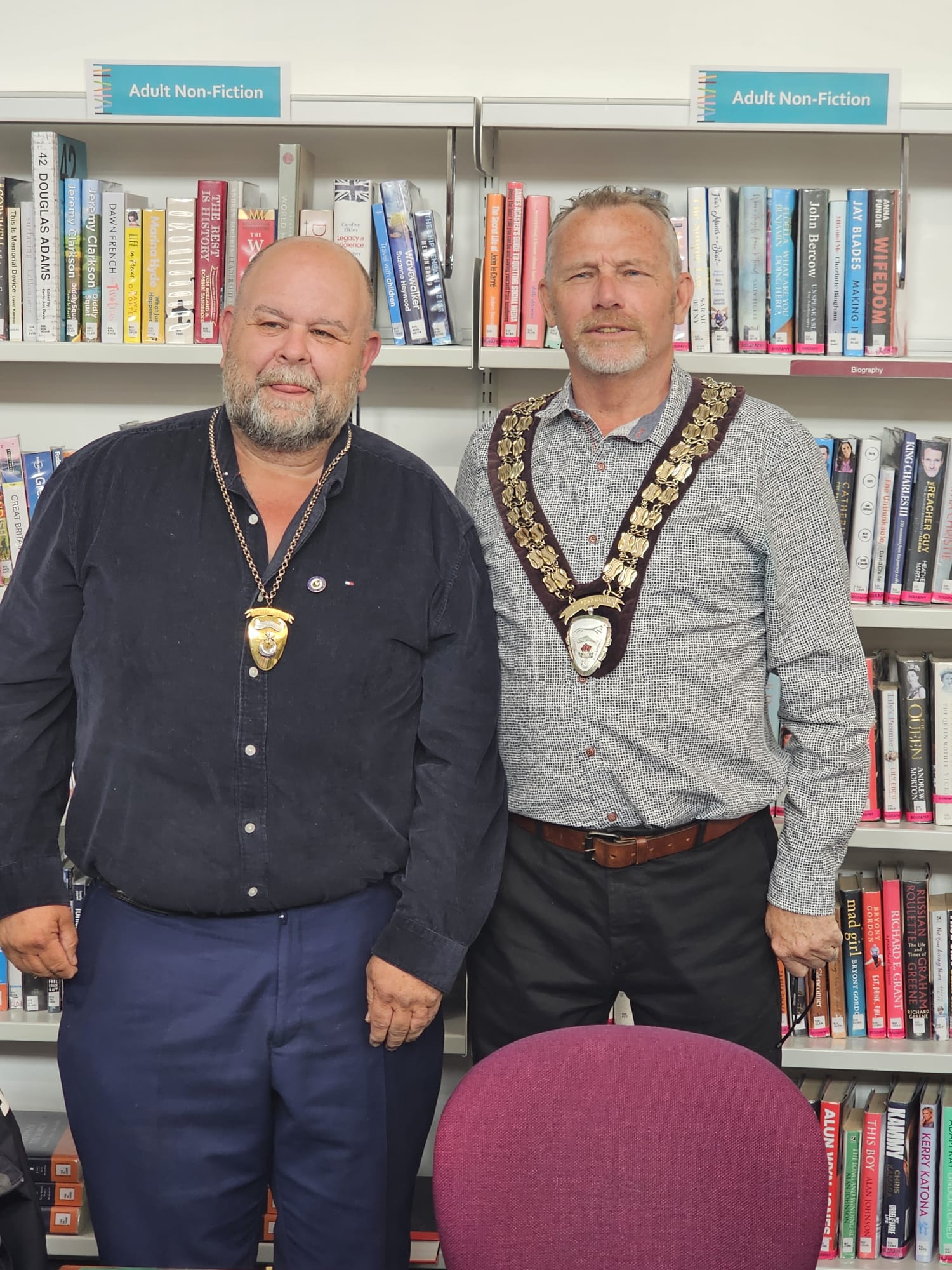 Mayor Cllr Jerry Keates and Deputy Mayor Cllr Chris Hall